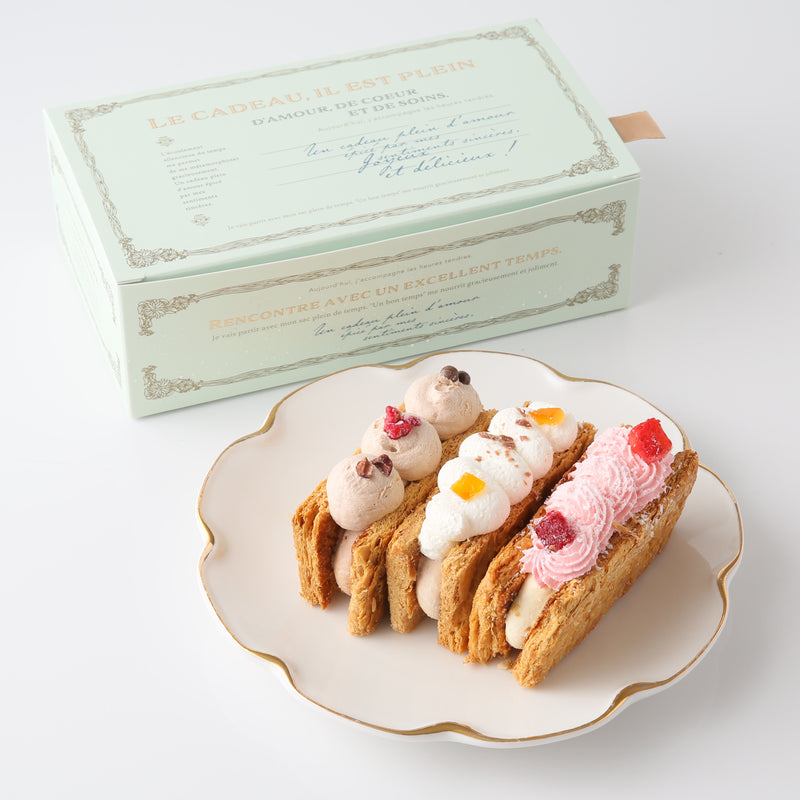 【リスカフェ】Cake.jp限定フローズンミルフィーユ6個 バレンタイン2023