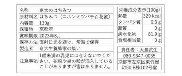 京太のはちみつ　～お好きな２瓶セット～